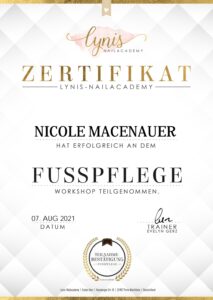 2021: lyniails - Fusspflege Workshop