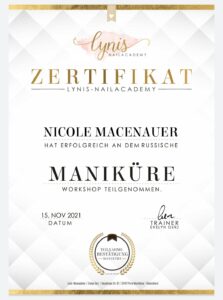 2021: lyninails - Russische Maniküre Workshop