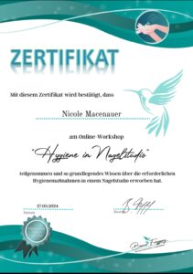 2024: Bianca Freygang MAGNETIC - Hygiene im Nagelstudio