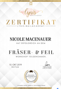 2019: lyninails - Fräser und Feil Workshop